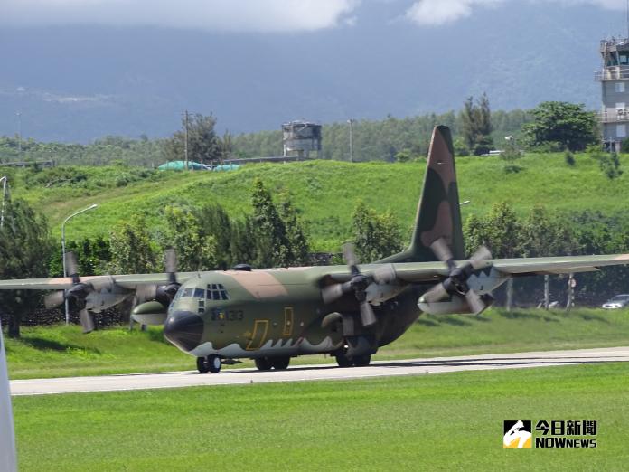 空軍C-130H運輸機（圖／記者呂炯昌攝）