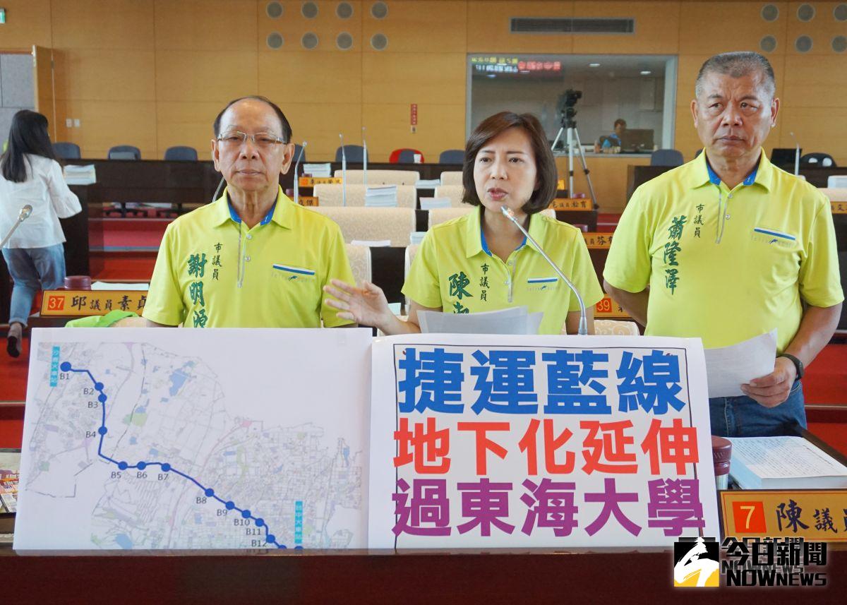 ▲台中捷運藍線計畫案，年底將會進行綜合規劃決定工程的型式(圖／記者柳榮俊攝2018.10.3)