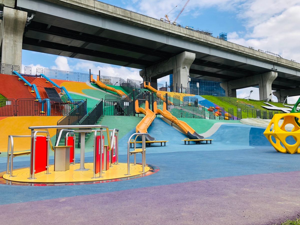 ▲幸福水漾公園搭乘機場捷運、台北捷運至三重站1A出口即可抵達。（圖／信義房屋提供）