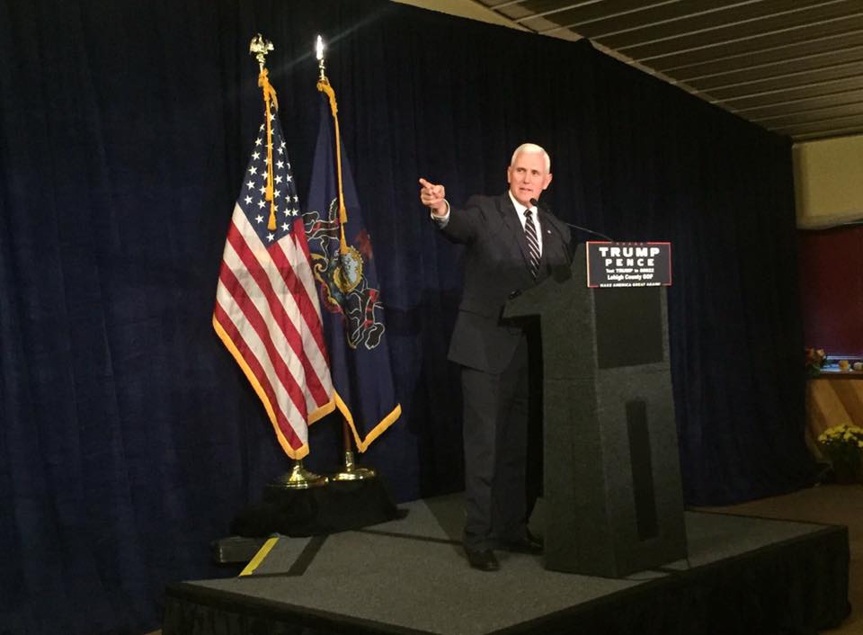 ▲美國副總統彭斯發表演說，指控大陸企圖影響美國 11 月的期中選舉，更意圖想讓「美國換個總統」。（圖／翻攝自 Mike Pence 臉書）