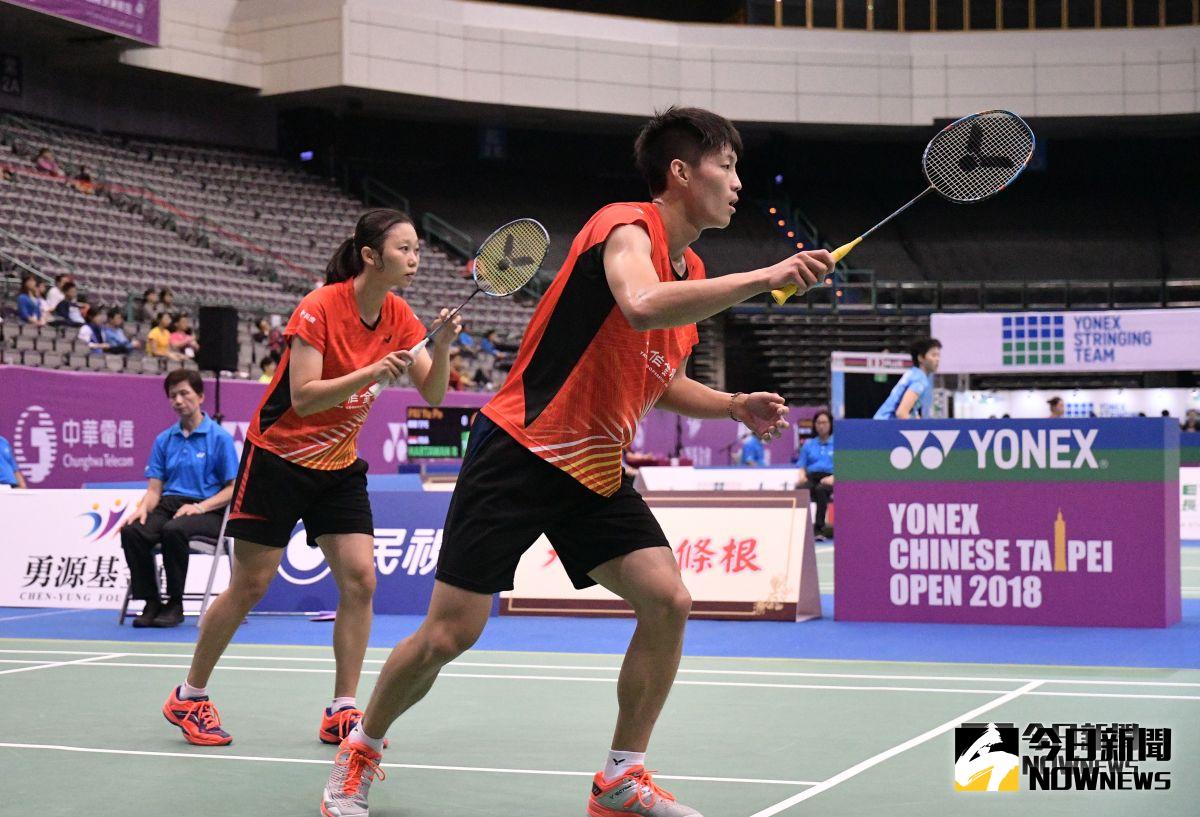 ▲台灣混雙組合楊博軒（右）／吳玓蓉（圖／大會提供）