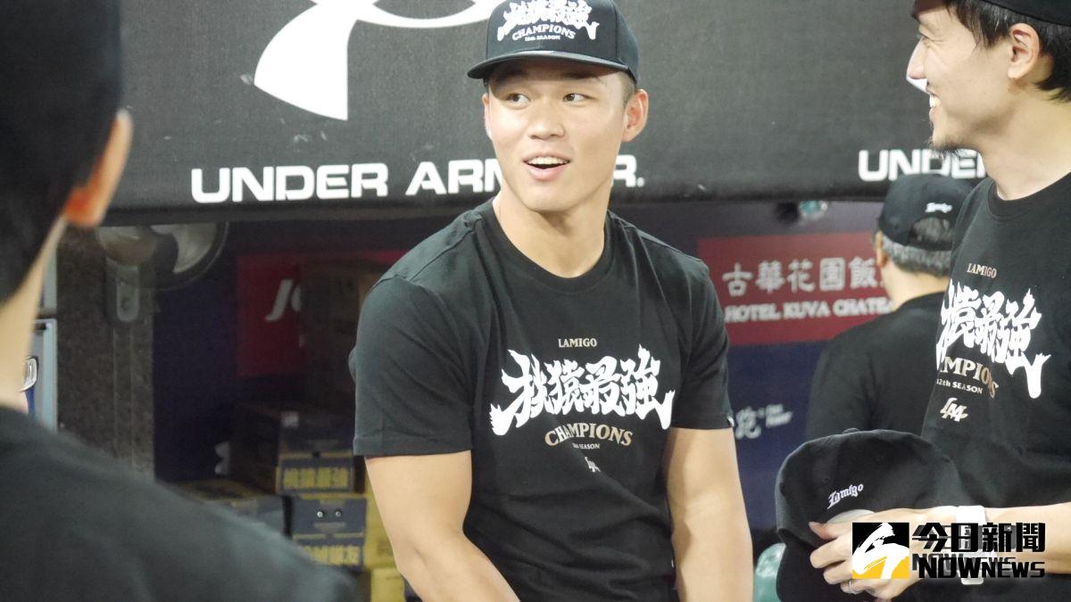 Lamigo桃猿王柏融。（圖／吳政紘攝）
