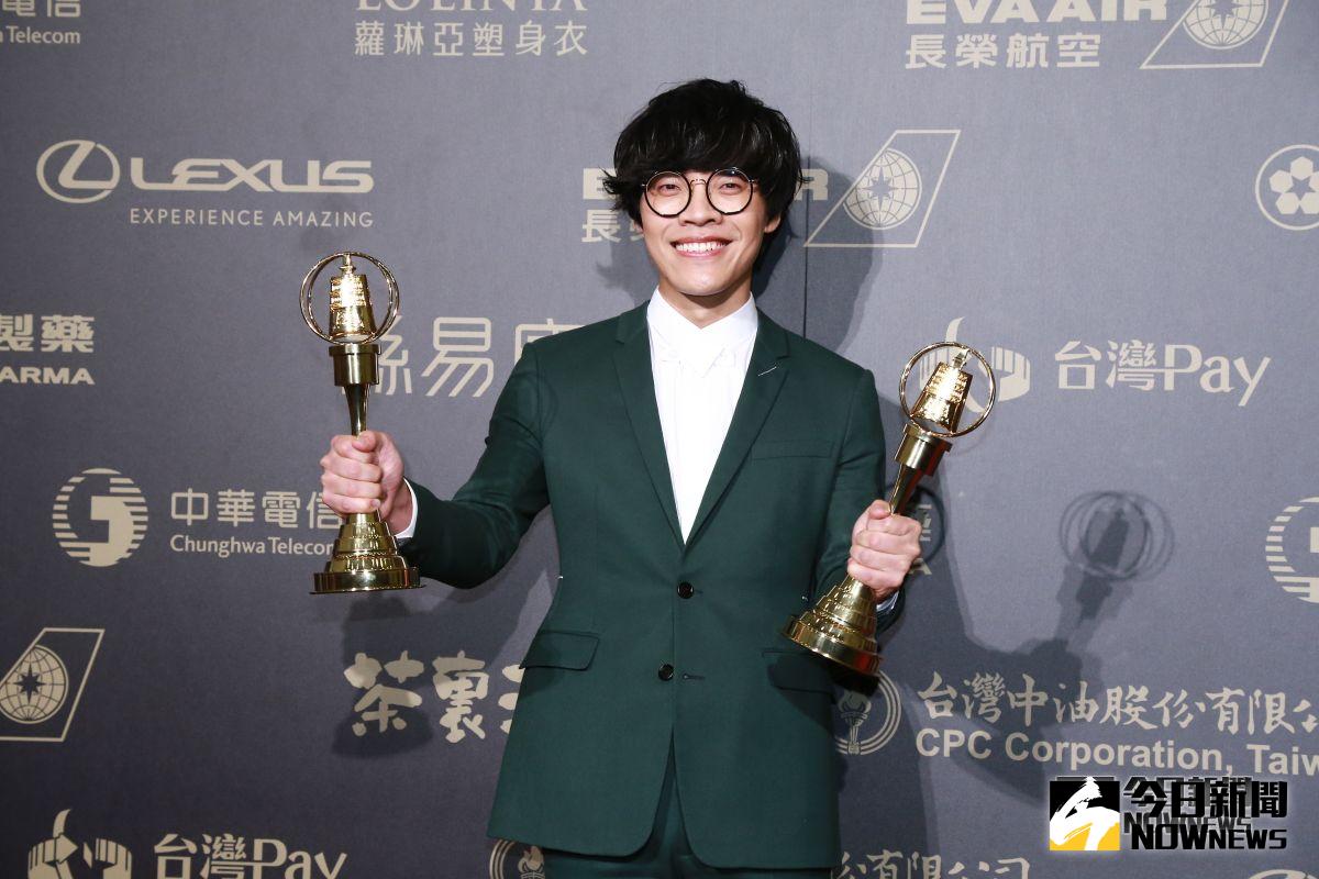 ▲盧廣仲奪得「戲劇節目新進演員獎」、「戲劇節目男主角獎」。（圖／NOWnews攝影中心，2018.10.6）