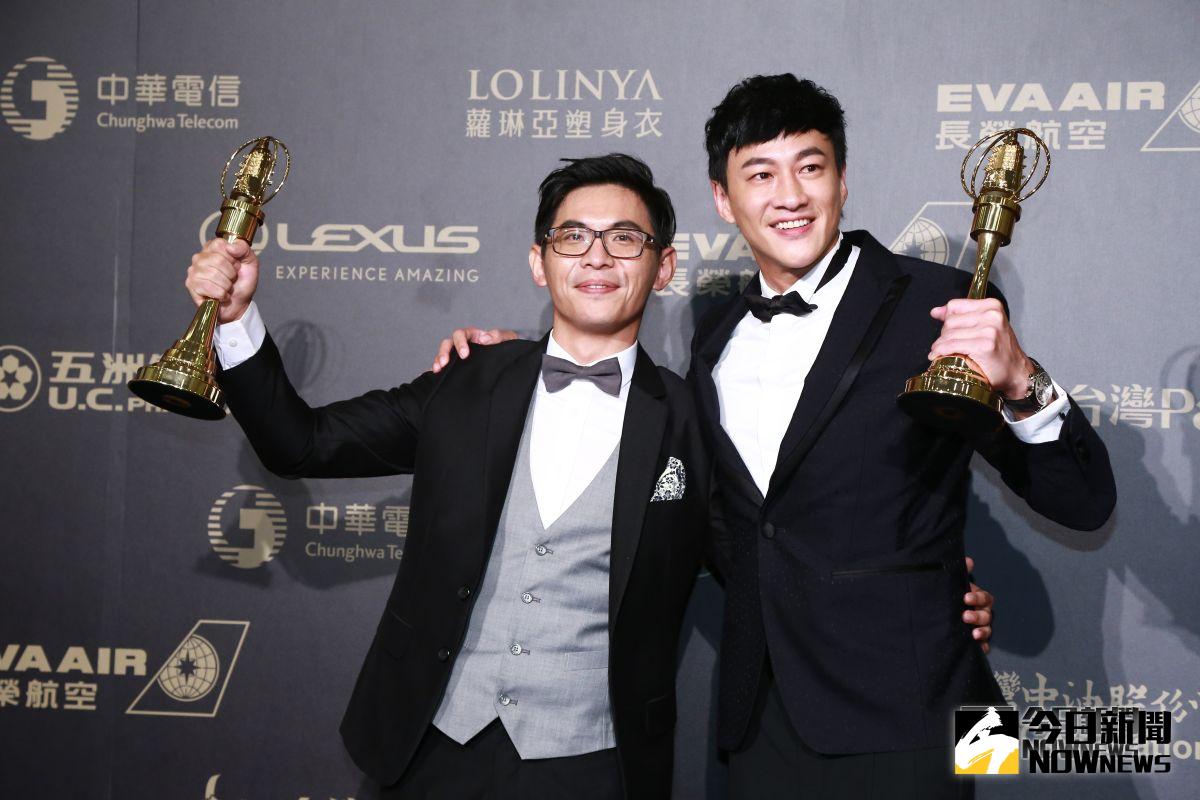 ▲姜瑞智、何潤東拿下「戲劇節目導演獎」。（圖／NOWnews攝影中心, 2018.10.06）