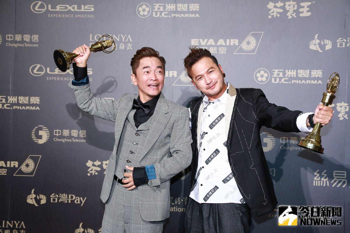 ▲吳宗憲、KID林柏昇勇奪「益智及實境節目主持人獎」。（圖／NOWnews攝影中心，2018.10.06）
 