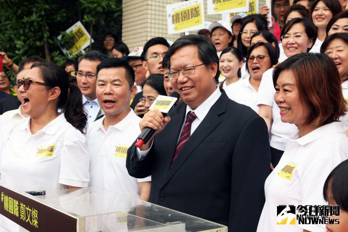 ▲對於今天「中油觀塘第三天然氣接收站環境影響差異分析」過關，遭到對手質疑是犧牲桃園利益換取新北蘇貞昌勝選的批評，桃園市長鄭文燦表示：「這(觀塘三接案)以科學的角度來討論」。（圖／資料照片, 2018.10.08）