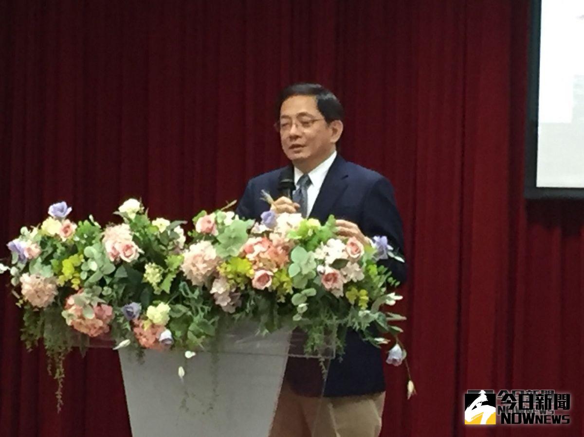 ▲台灣大學校長當選人管中閔博士，應邀到嘉義市議會演講。（圖/記者陳鐘聲攝，2018.10.08）