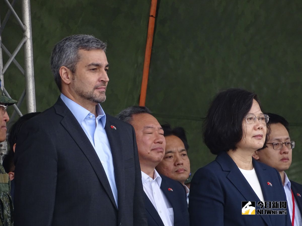 ▲巴拉圭共和國總統阿布鐸(左)曾來台參加107年國慶。（圖／記者呂炯昌攝）