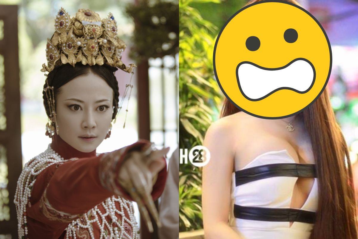  ▲越南版的高貴妃被網友諷「根本是男的！」（圖／翻攝延禧攻略微博、臉書Theanh28, 2018.10.10）