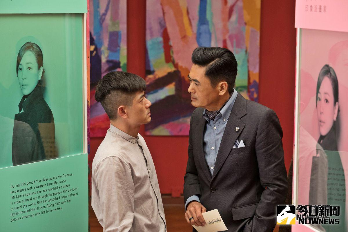 ▲郭富城（左）和周潤發在片中互尬。（圖／双喜，2018.10.11）