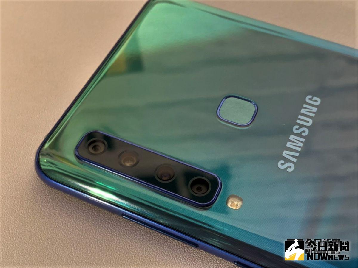 ▲為了滿足使用手機拍照的各種情境需求，三星今（11）日宣布推出具備後置四鏡頭的Galaxy A9智慧型手機。（圖／記者劉士成攝,2018.10.11）