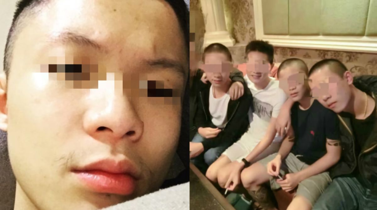 ▲無照飆車釀3死的謝姓男子（左圖），自稱是黑道堂口「中山聯盟」一員。（圖／翻攝臉書 , 2018.10.12）