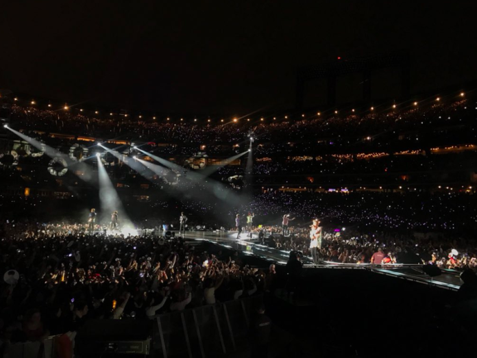 ▲BTS首次大規模的歐美巡演，並是首個登上紐約花旗球場的韓國歌手，4.2萬張門票全賣完。（圖／BigHit Entertainment、BTS Twitter）