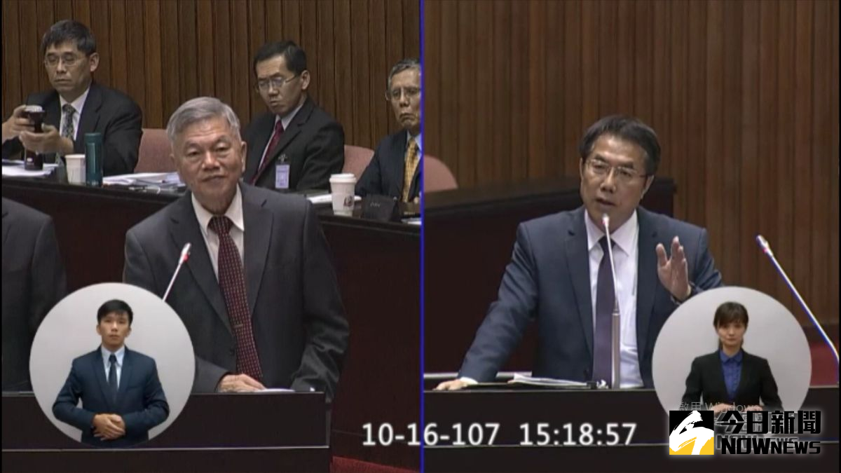 ▲民進黨台南市長候選人、立法委員黃偉哲立法院總質詢，積極關切用電問題。(圖/記者陳聖璋翻攝)