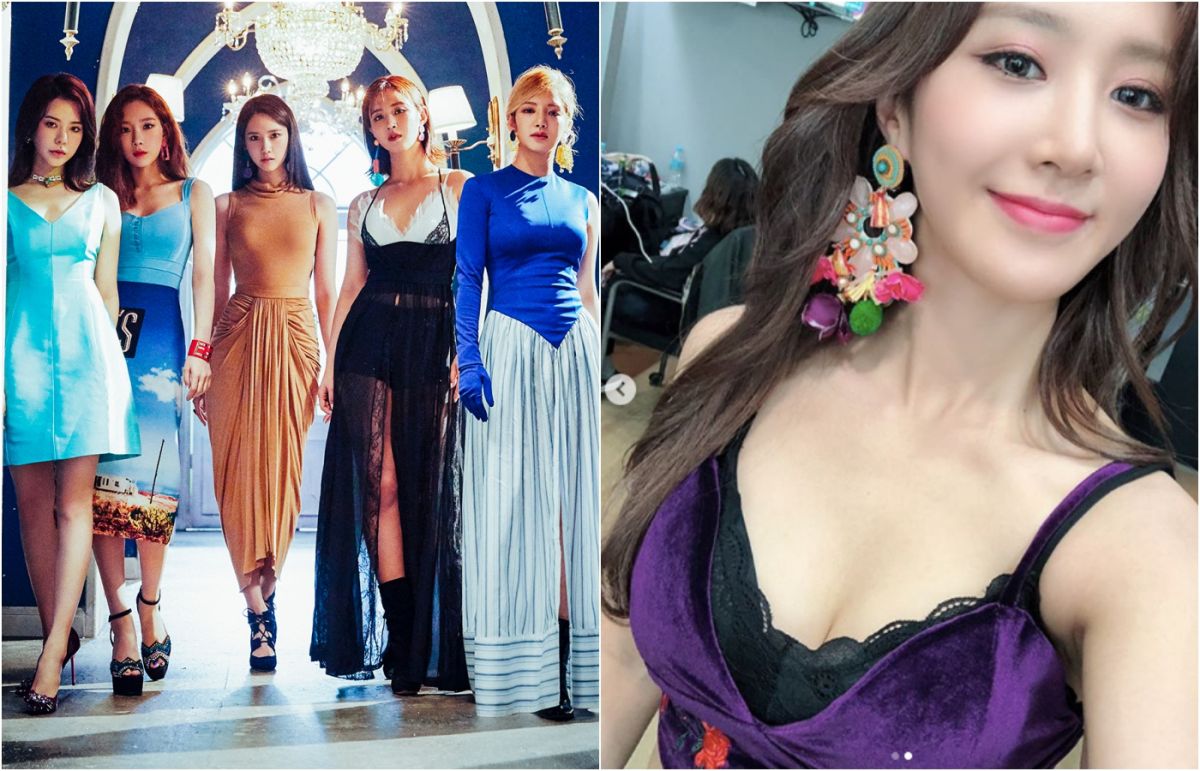 ▲俞利（右）在粉絲IG自爆衣服穿反。（圖／環球、俞利IG, 2018.10.17）