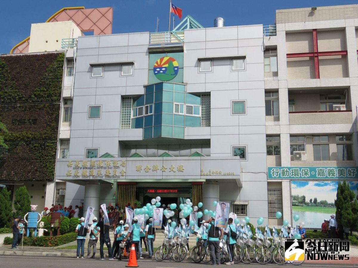 ▲嘉義縣選委會辦候選人抽籤。（圖/記者 鍾 聲 攝，2018.10.19）