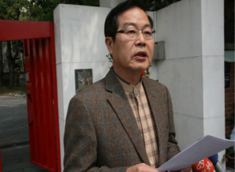 ▲最高法院依 8 個貪汙罪判前南投縣縣長李朝卿有罪定讞，刑期長達 98 年。李朝卿批司法不公。中央社記者林恆立南投縣攝         103年3月15日