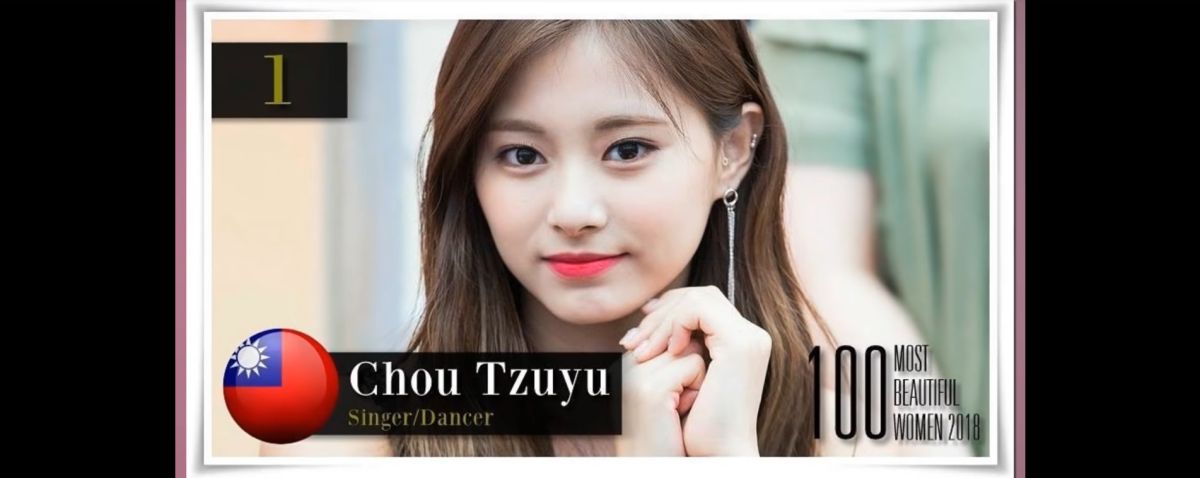 ▲周子瑜在民間版的「百大美女」評選中榮獲第一名。（圖／翻攝自YOUTUBE）