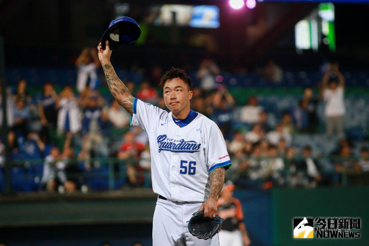 ▲郭泓志球員生涯最終戰。（圖／記者葉政勳攝 , 2018.10.22）