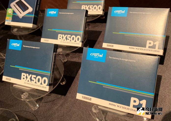 ▲今（23）日美光（Micron Technology）宣佈在台推出首款搭載NVMe PCIe技術的Crucial P1 SSD，並採用美光先進的QLC技術。（圖／記者劉士成攝,2018.10.23）