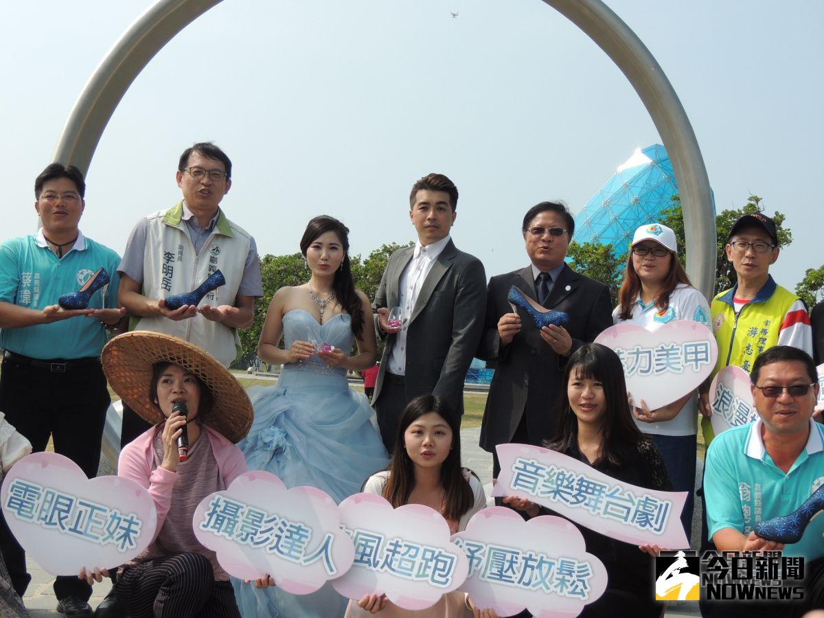 ▲布袋沿海觀光亮點高跟鞋教堂園區歷經熱帶低壓水災淹水已完全復原，11月3日浪漫舉辦「找尋高跟鞋主人」活動。（圖／記者任禮清攝 , 2018.10.24）