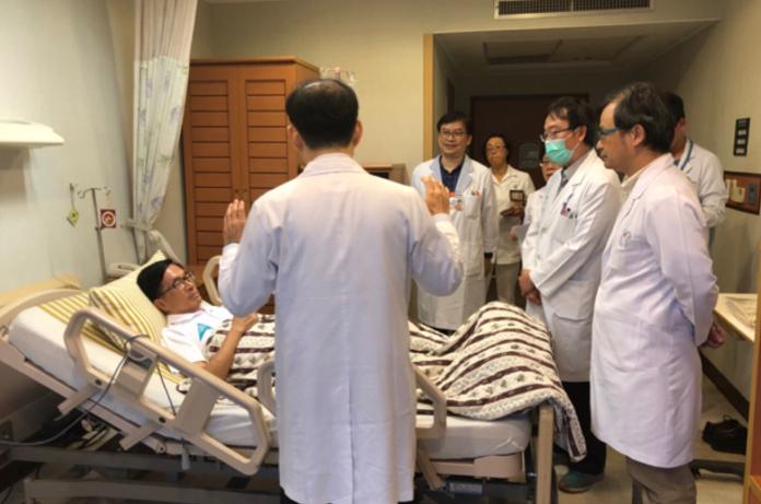 前總統陳水扁26日因腎結石掛急診住院。（圖／翻攝自新勇哥物語）