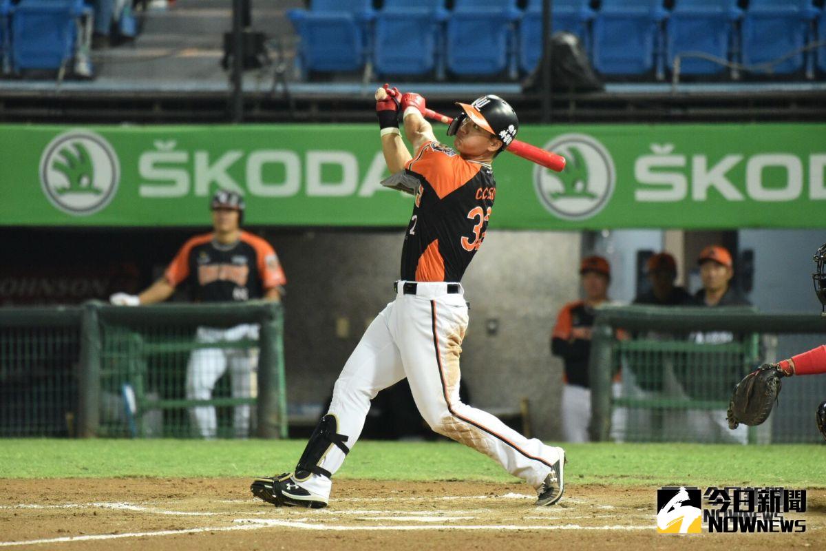 蘇智傑開轟（圖／林柏年攝）