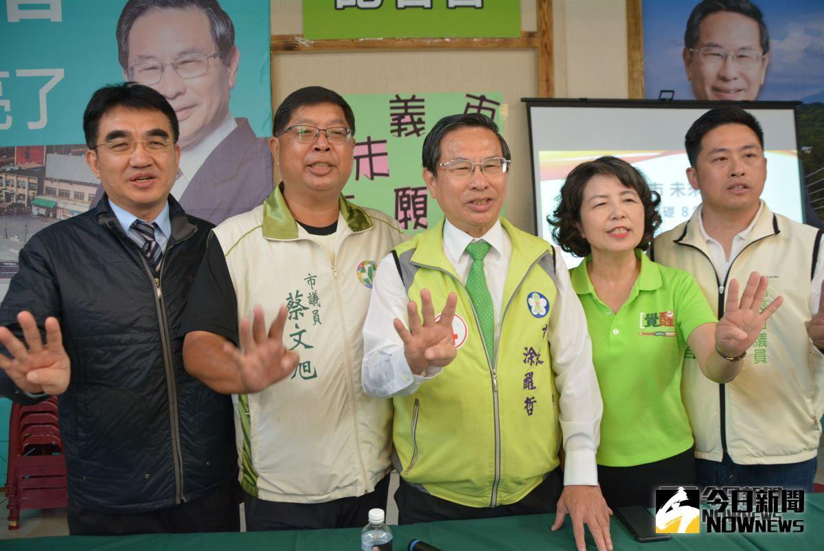 ▲涂醒哲說再給他4年，讓他翻轉新嘉義。（圖／記者郭政隆攝影2018.10.30）