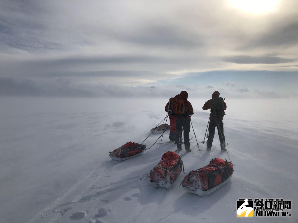 劉柏園將與陳彥博帶領吳昇儒、宥勝、林語萱挑戰南極。（橘子關懷基金會提供）
