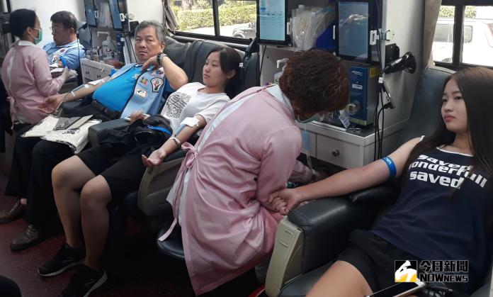 台北、台中血液急缺　A型、Ｏ型民眾快捲袖子去捐血
