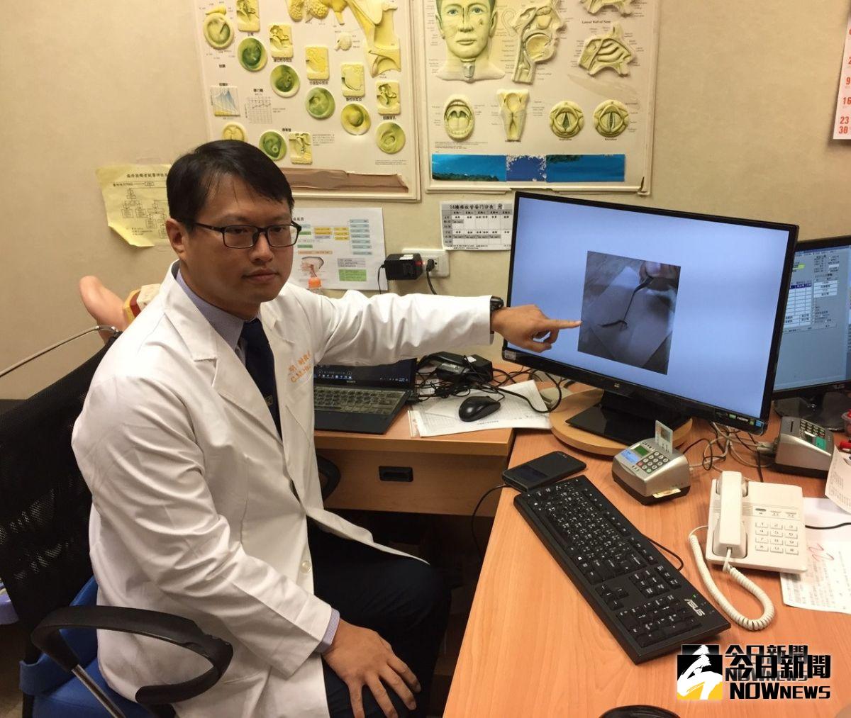 ▲嘉義長庚醫院耳鼻喉科徐正明主任。（圖/記者 鍾 聲 攝，2018.11.01）