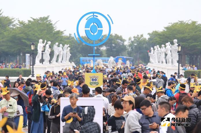 ▲Pokémon GO Safari Zone in Tainan首日，主會場湧入6萬5千人。(圖/記者陳聖璋翻攝)
