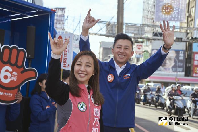 新竹市長選戰最新民調，林智堅40.6%穩定領先差距明顯。（圖／陳志偉攝，2018.11.2）