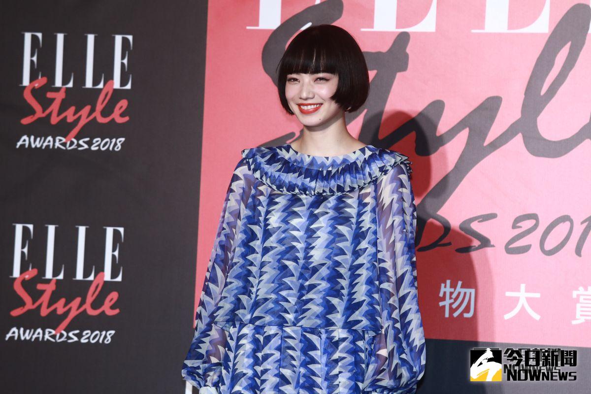 ▲小松菜奈出席ELLE Style Awards風格人物大賞頒獎典禮星光大道。（圖／記者葉政勳攝 , 2018.11.02）