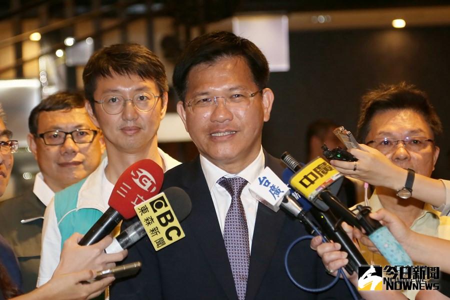 市長林佳龍11月8日選舉公告後，正式請假投入選舉(圖／柳榮俊攝2018.11.5)