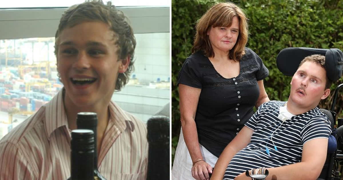 ▲2010 年，澳洲一名 19 歲男大生巴拉德因「生吞活蛞蝓」引發寄生蟲感染，之後昏迷且癱瘓，直到近日過世。（圖／翻攝自 elkedagverhalen）