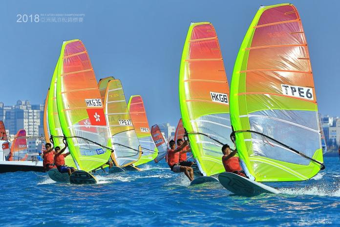 2018年澎湖國際風浪板賽登場　台灣選手張浩暫列第二
