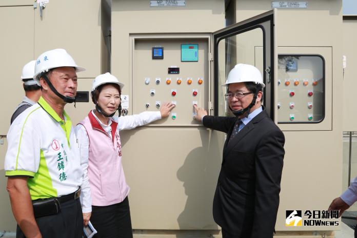 「海東橋應急抽水站」啟動試車