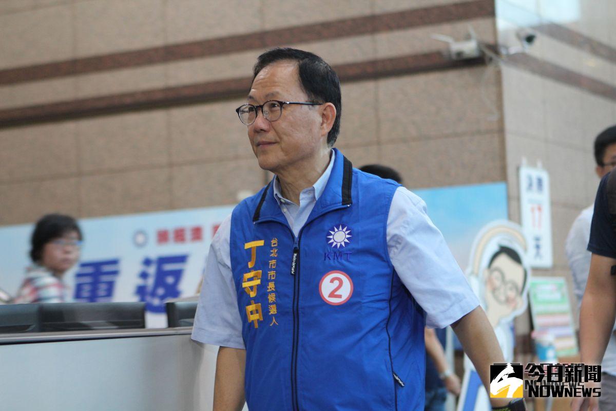 國民黨台北市長候選人丁守中。（圖／記者葉滕騏攝,2018.11.07）