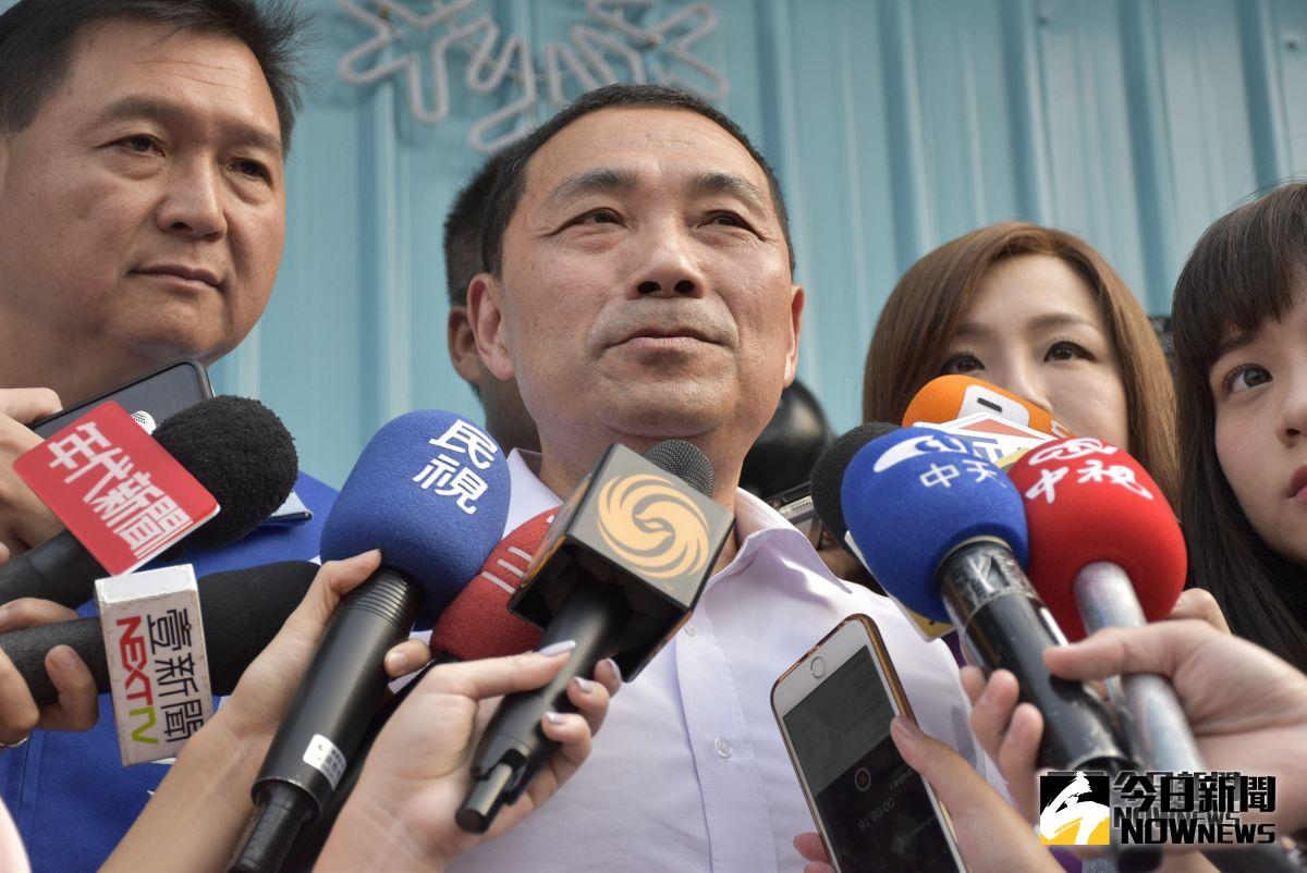 ▲侯友宜暗諷，不是沒有做事或做了一點的事，就硬要說做事，他覺得沒有必要。（圖／記者陳志仁攝，2018.11.07）