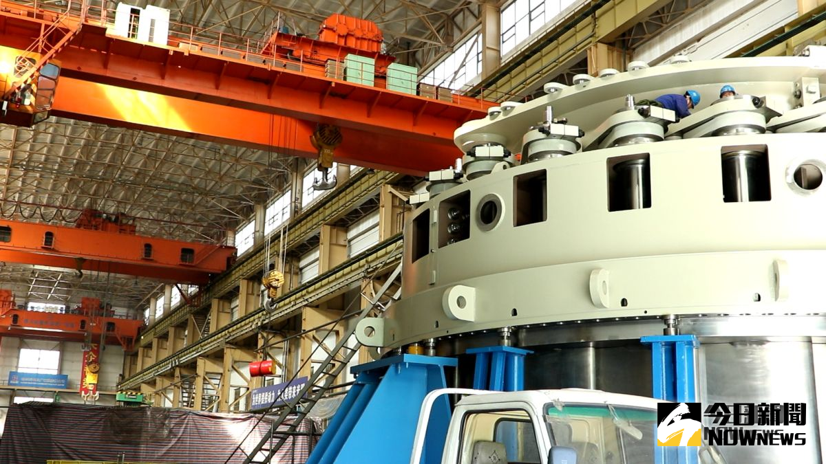 ▲哈電集團持續自主創新，目前已突破世界上單機容量最大的水電機組(100萬兆瓦)，且也能輸出自海外。 (圖 / 記者吳文勝攝)