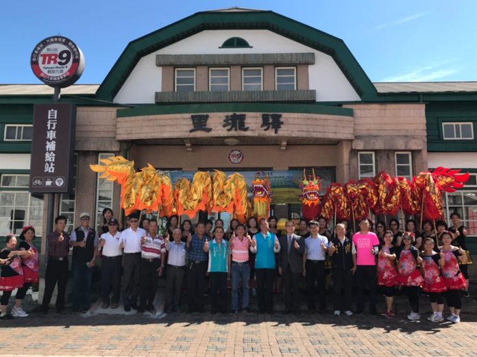 ▲台東縣關山鎮舊火車站「關山自行車打卡點」。(圖／旅食樂提供)