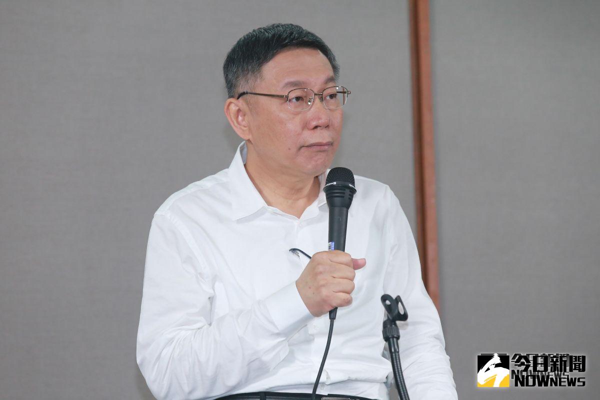 ▲台北市長候選人柯文哲出席辯論會後記者會。（圖／記者葉政勳攝 , 2018.11.10）