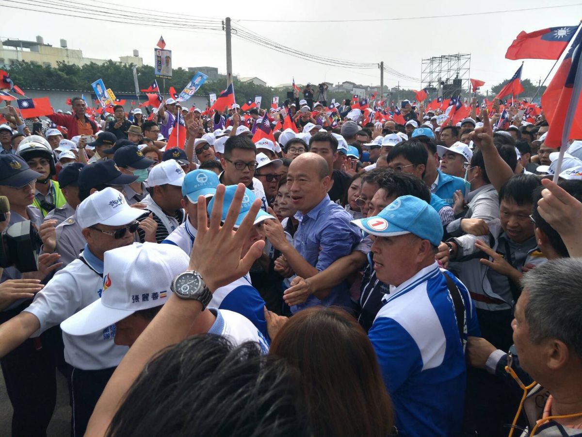 ▲高雄市長選戰激烈，台灣師範大學政治所教授范世平認為「高雄之戰其實是中美大戰的延續」。（資料圖片／記者蘇榮泉攝，2018.11.10）