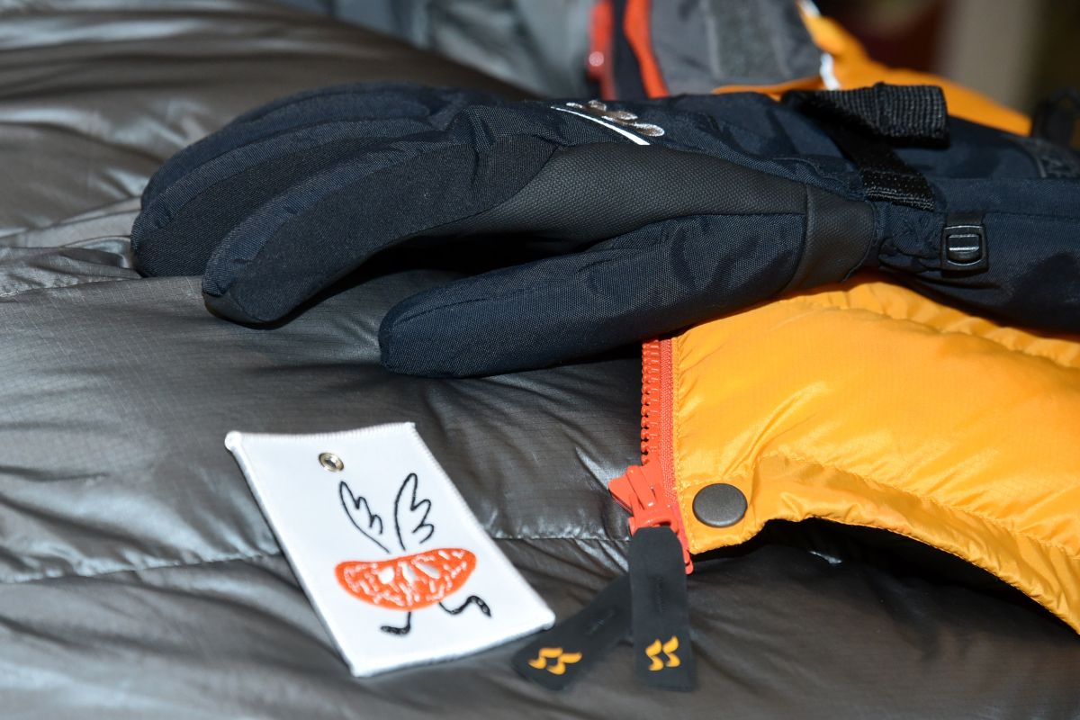 南極遠征隊標籤。（圖／林柏年攝）