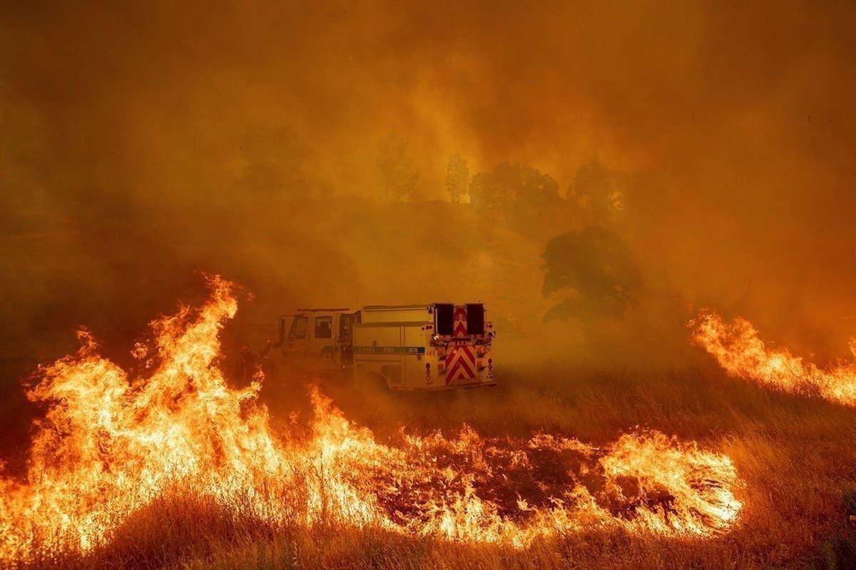▲加州野火災情慘重。（圖／達志影像／美聯社）