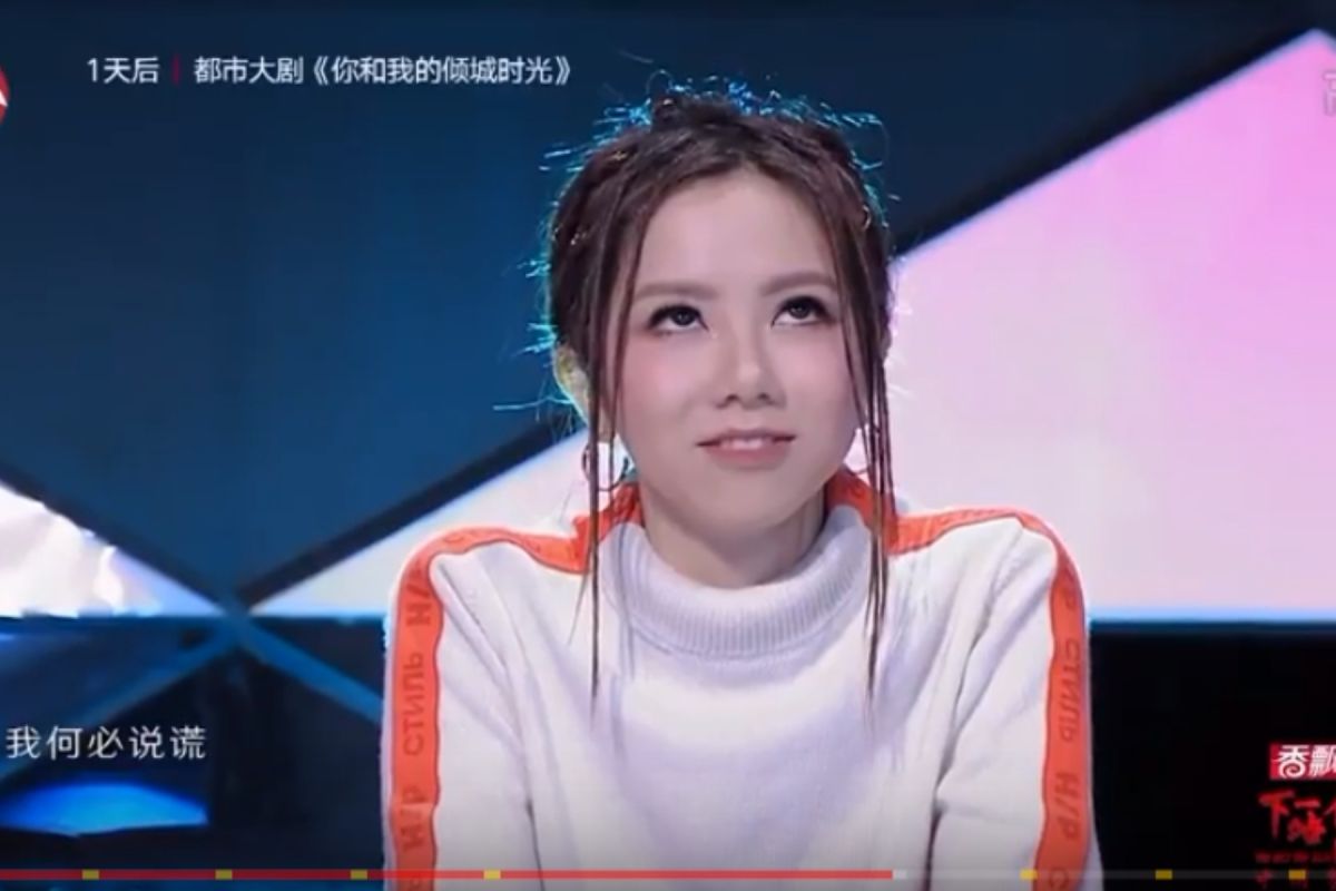  ▲鄧紫棋聽到〈說謊〉立刻翻了大白眼。（圖／翻攝YouTube,  2018.11.12）