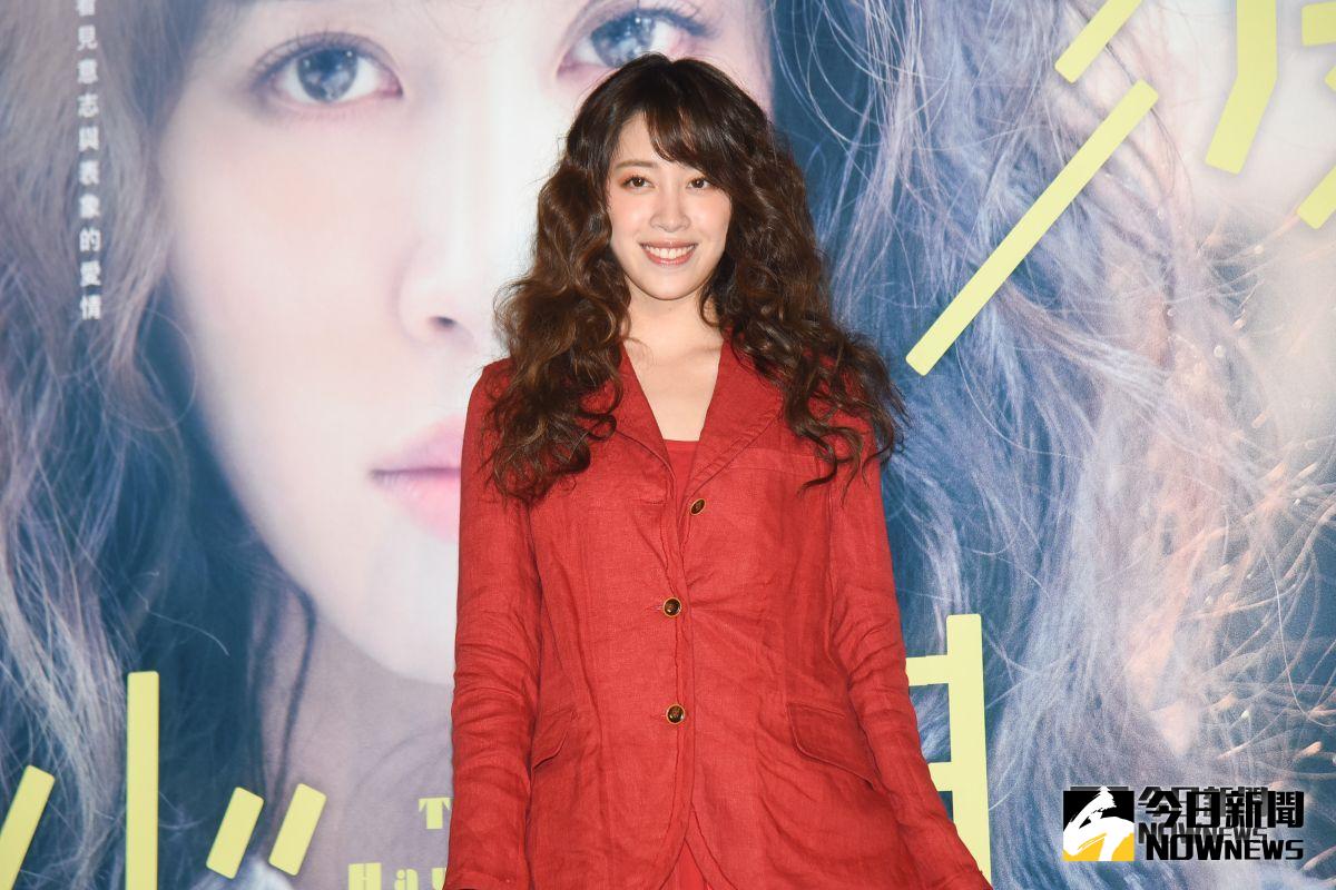 ▲歐陽妮妮出席原創奇幻愛情喜劇《腦波小姐》卡司發佈記者會。（圖／記者陳明安攝，2018.11.14）