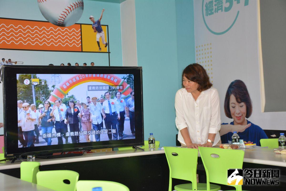 ▲黃敏惠推出製作創新的3D動畫影片。（圖／記者郭政隆攝影2018.11.16）