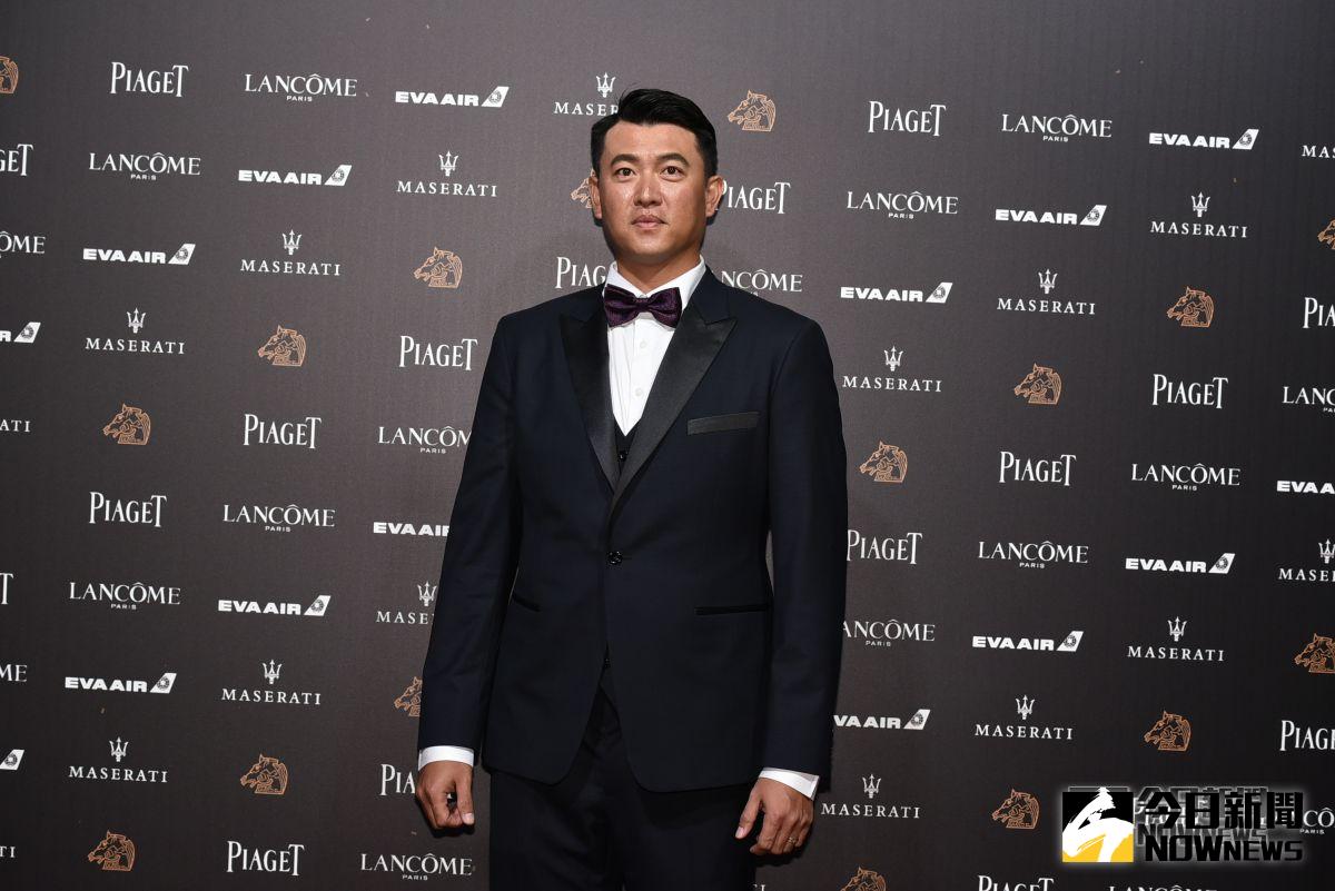 ▲王建民出席金馬55星光紅毯。（圖／攝影中心攝 , 2018.11.17）